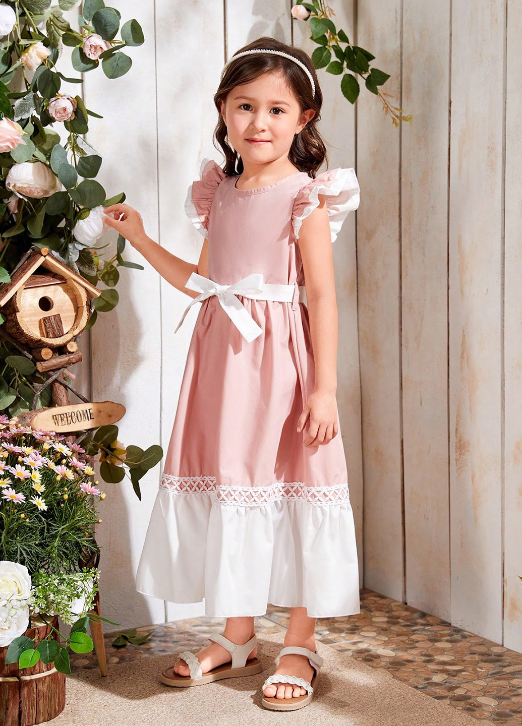 Светло-розовое платье SHEIN (323618917)