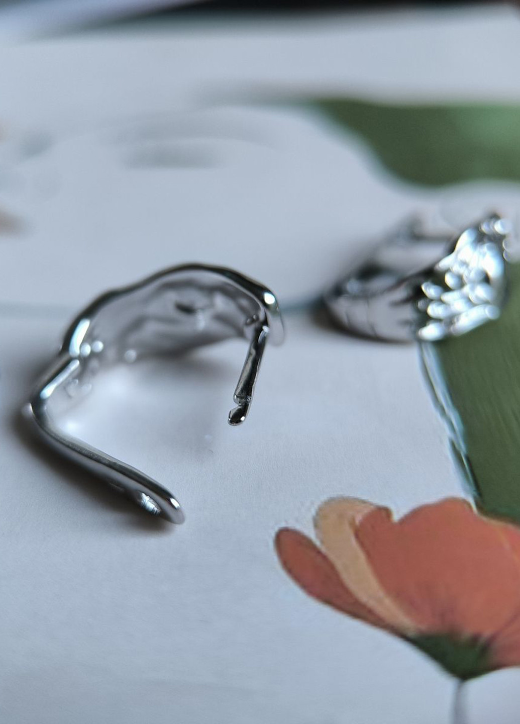 Сережки Silver Flame (350941249)