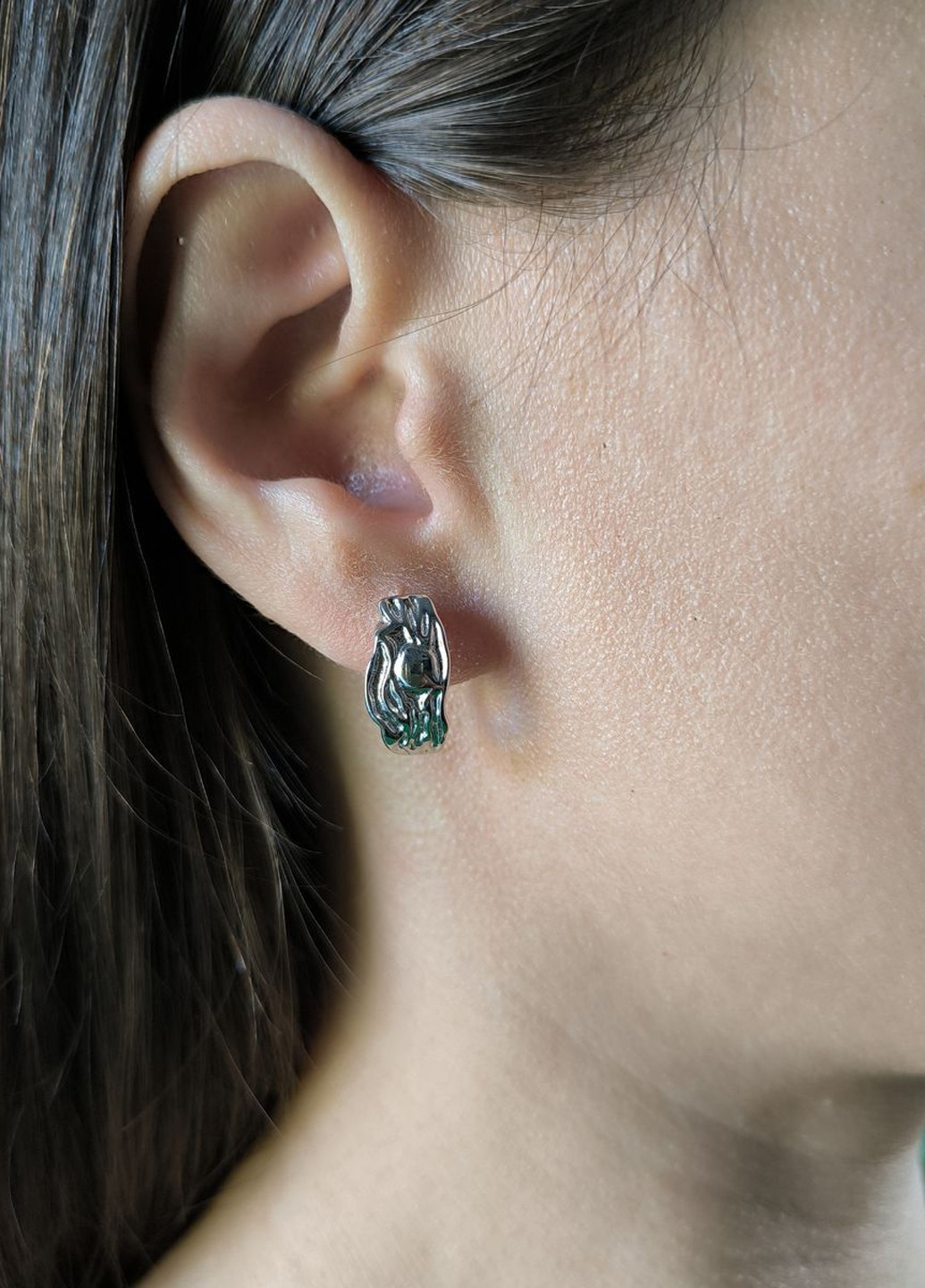 Сережки Silver Flame (350941249)