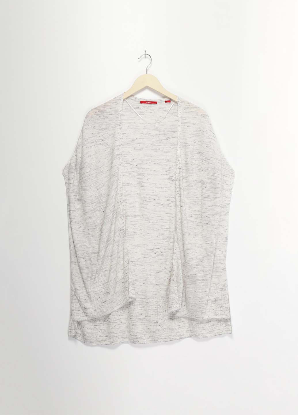 Светло-серый демисезонный кардиган S.Oliver