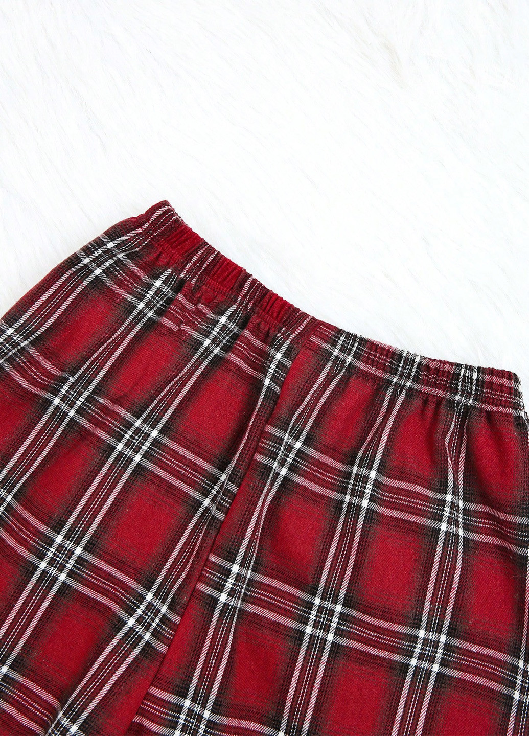 Червона всесезон піжама (лонгслів, штани) лонгслів + брюки SHEIN