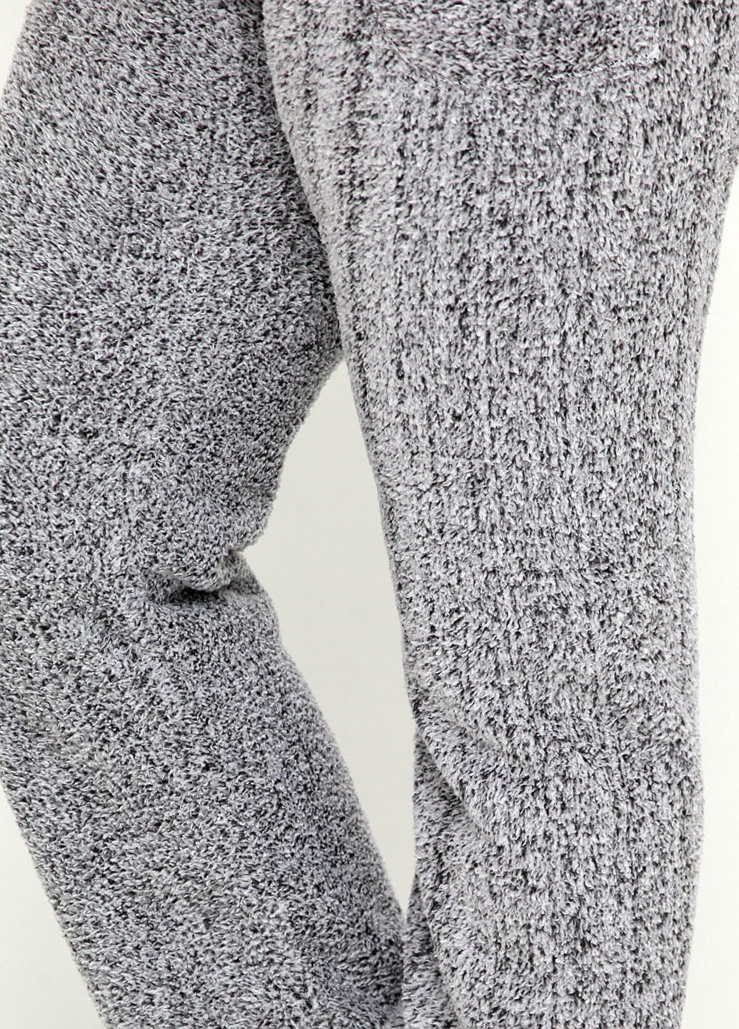 Серые домашние зимние прямые брюки Cocco