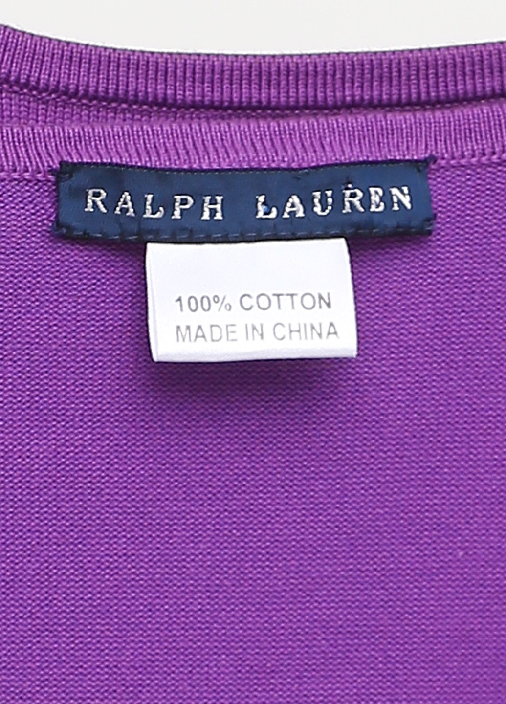 Сиреневая летняя футболка Ralph Lauren
