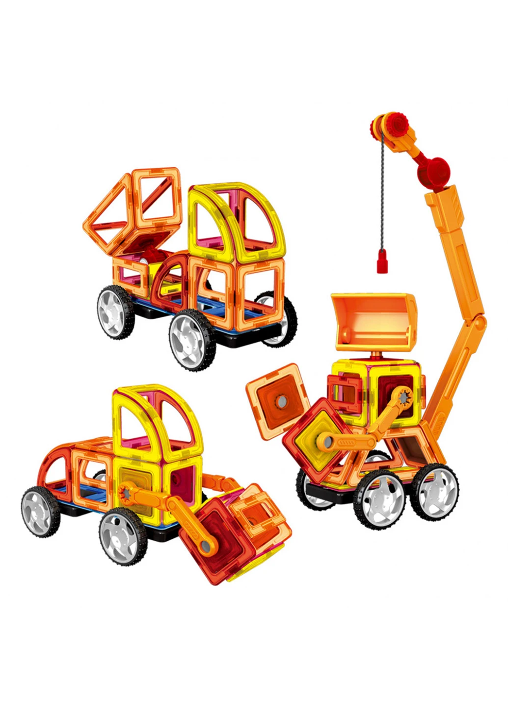 Конструктор магнітний 87 дет. Limo Toy (219905136)
