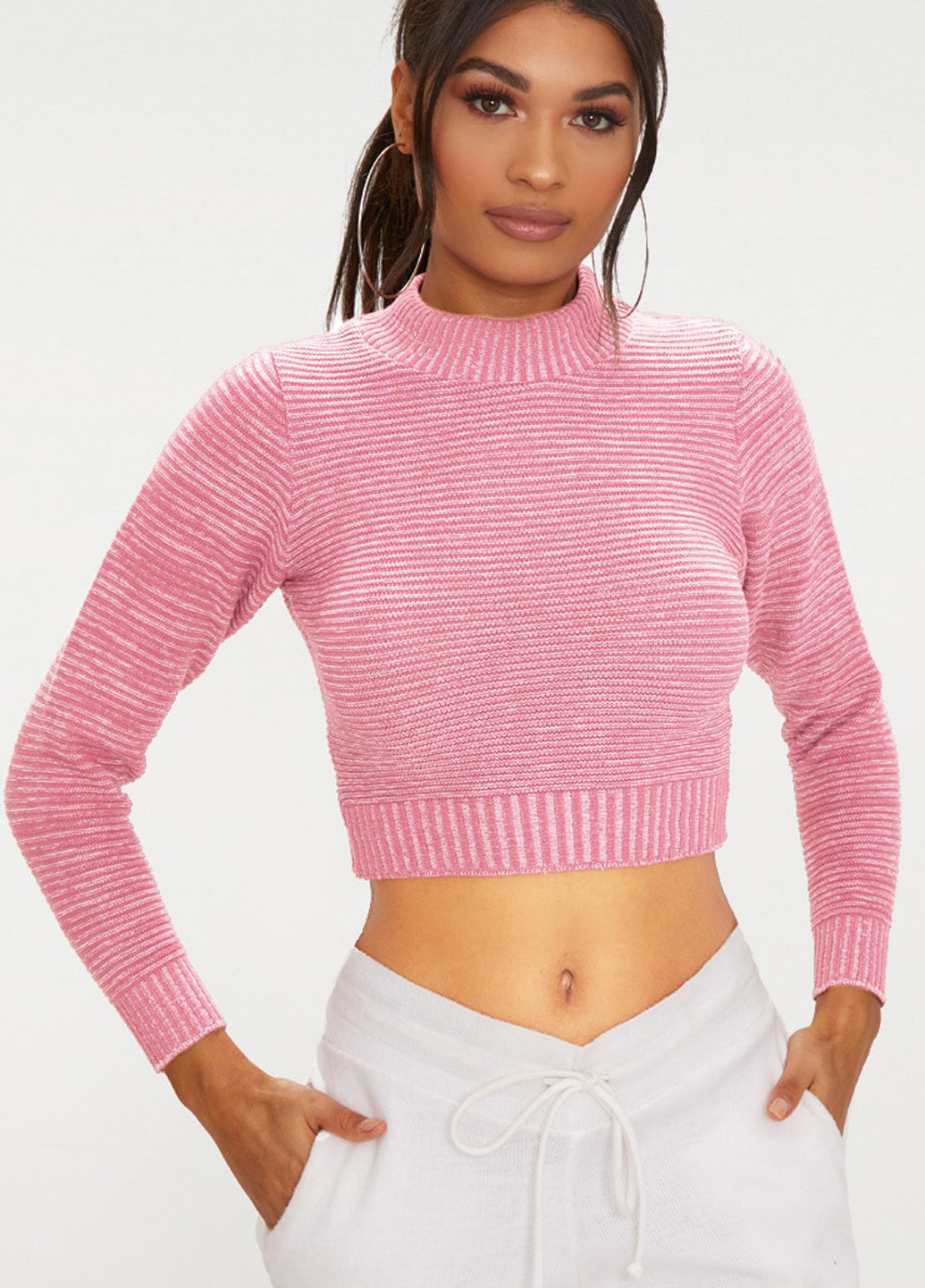 Рожевий демісезонний джемпер джемпер PrettyLittleThing