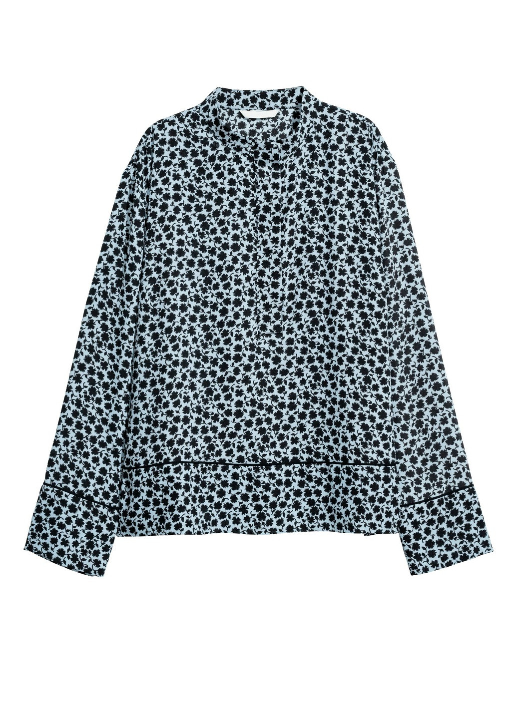 Блакитна демісезонна блузка з малюнком H&M