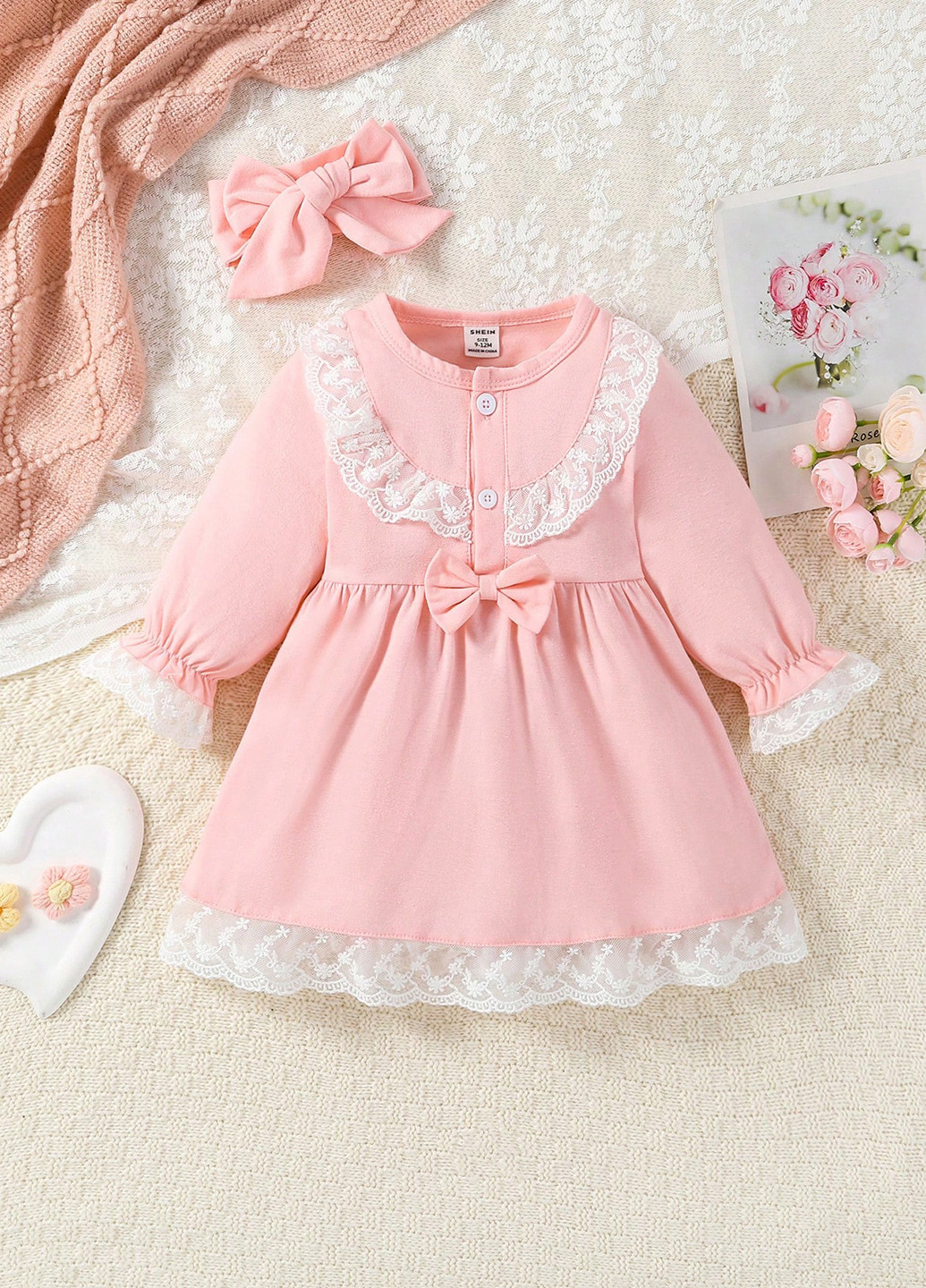 Рожева сукня SHEIN (342063787)