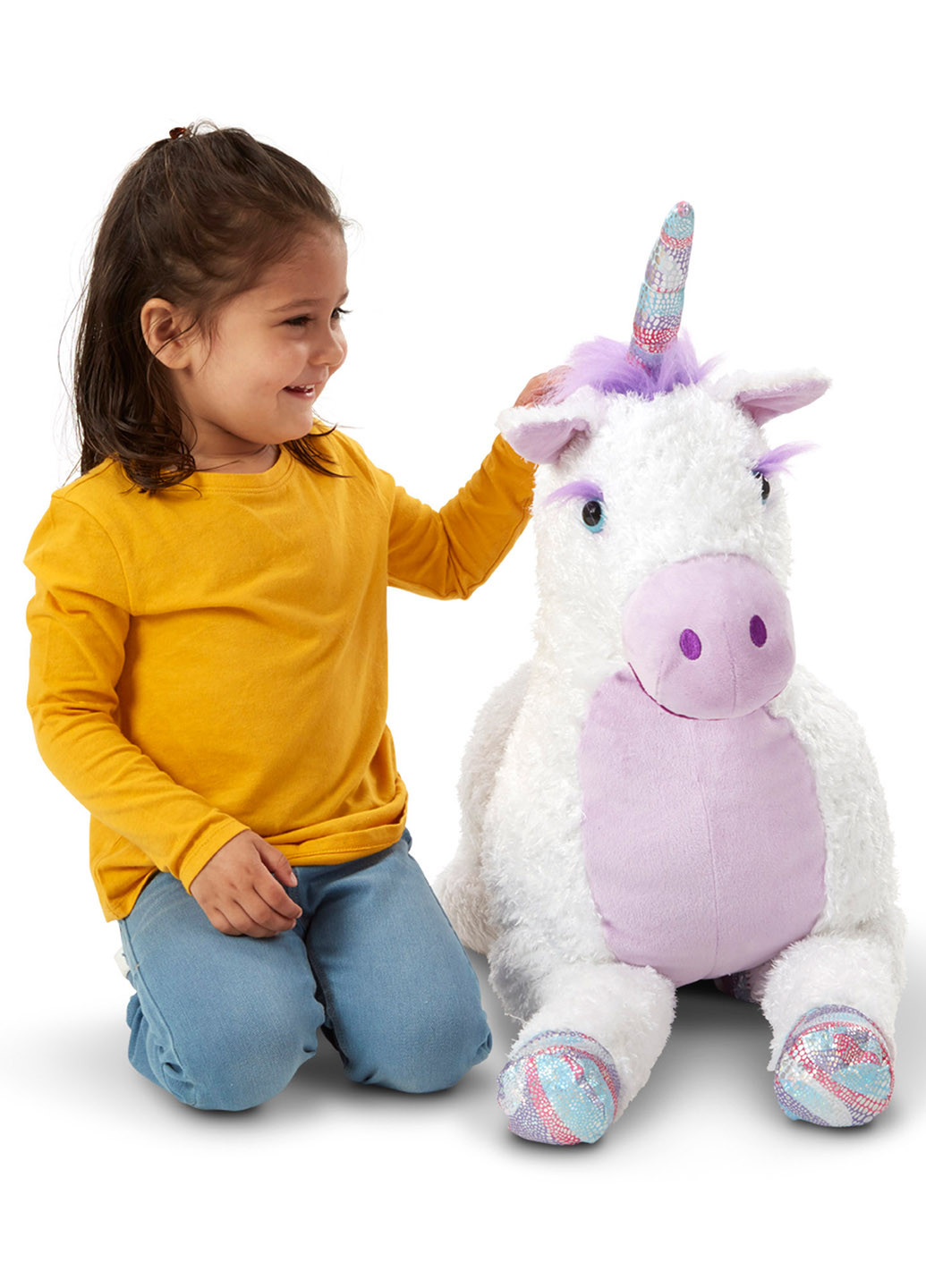 Мягкая игрушка единорог Мисти, 106 см Melissa & Doug (251711260)