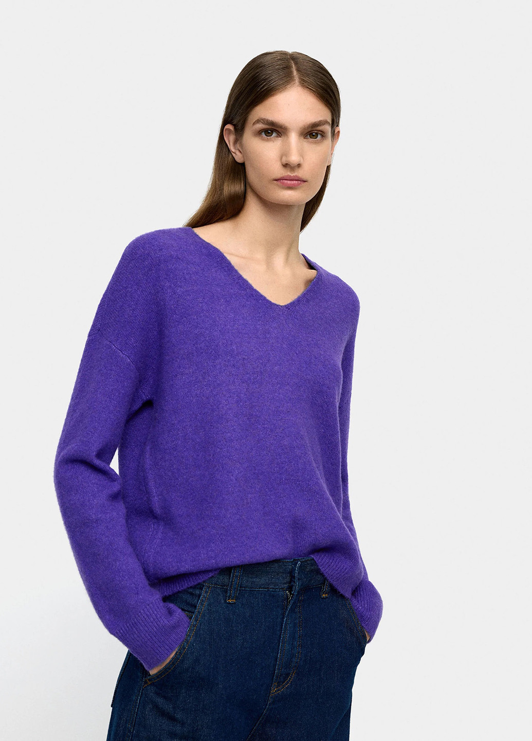 Индиго демисезонный свитер пуловер Parfois