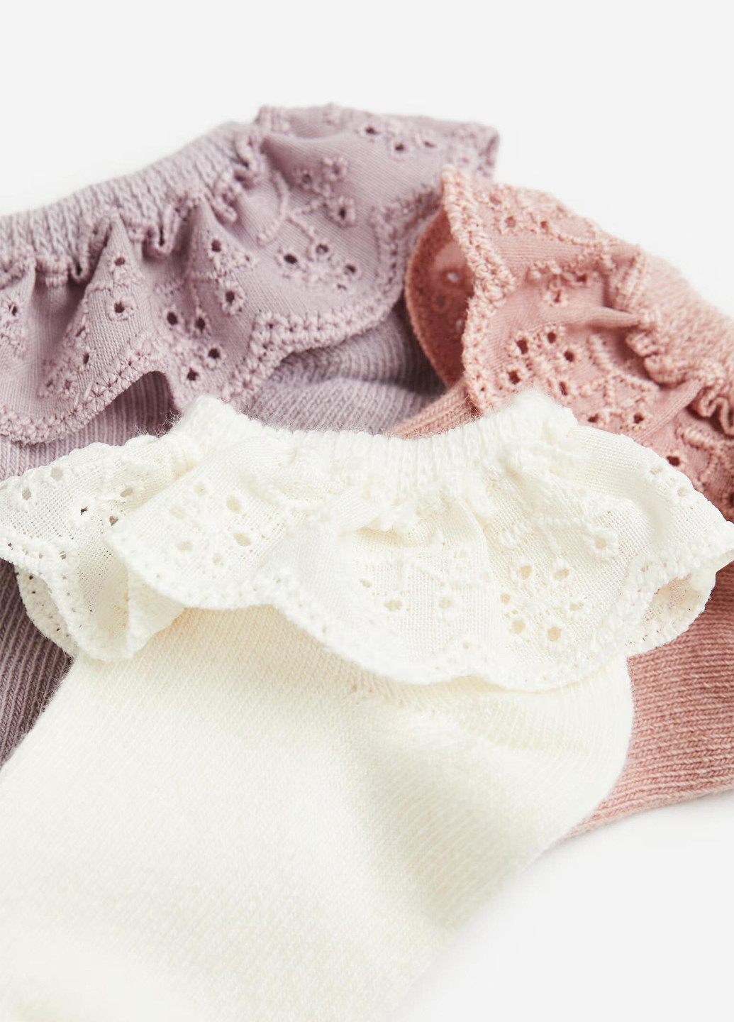 Комбинированные носки (5 пар) H&M однотонные (341893344)