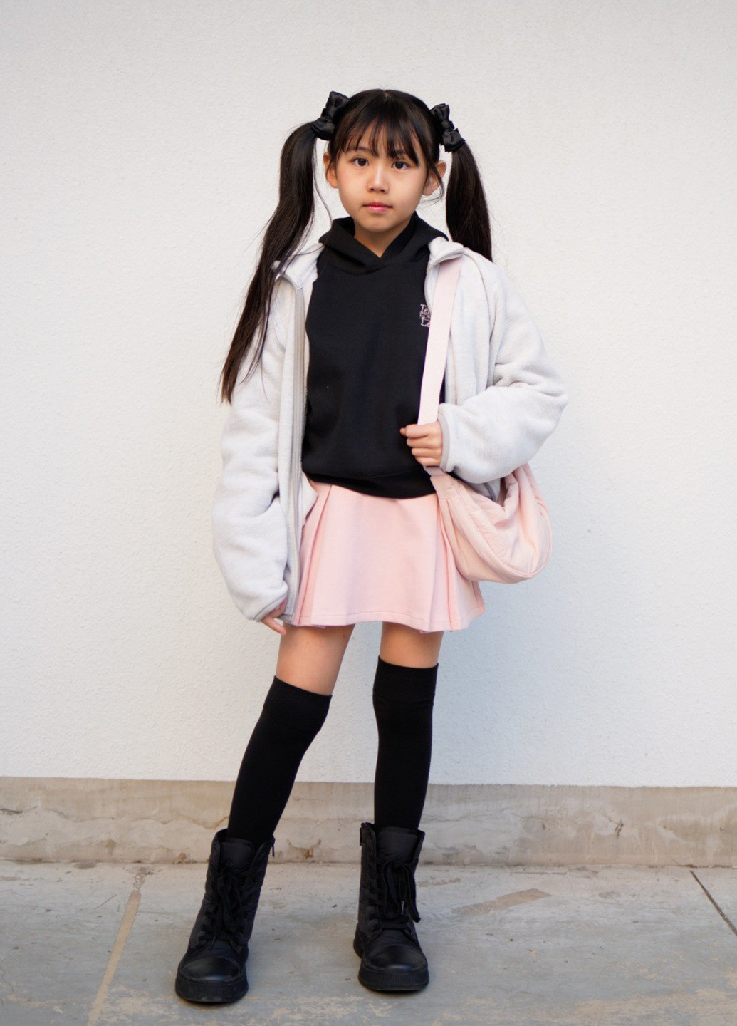 Сіра демісезонна куртка Uniqlo