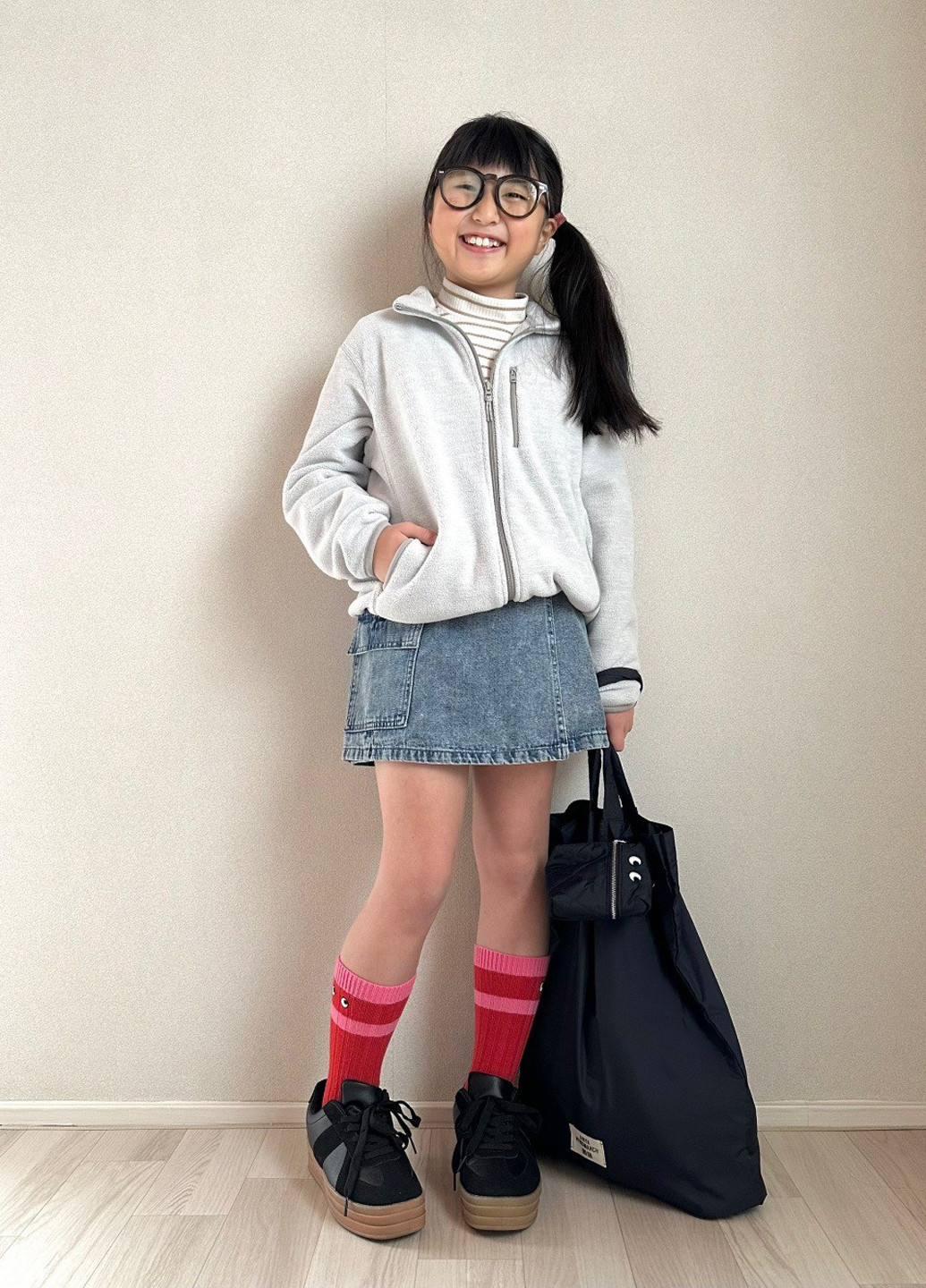 Сіра демісезонна куртка Uniqlo