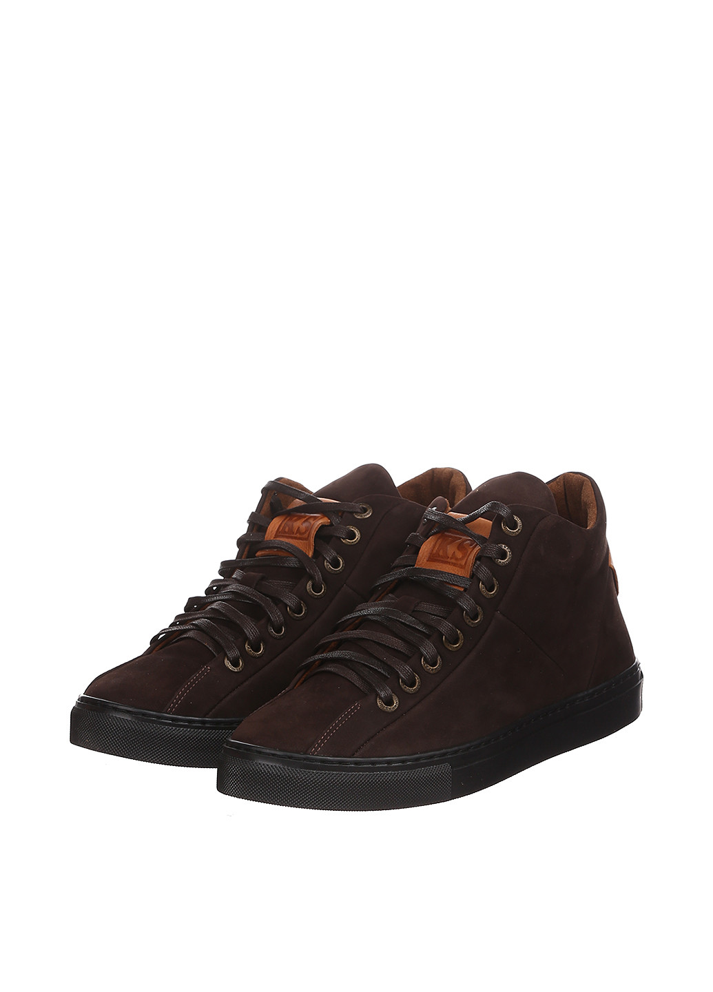 Темно-коричневые осенние ботинки берцы Kersi
