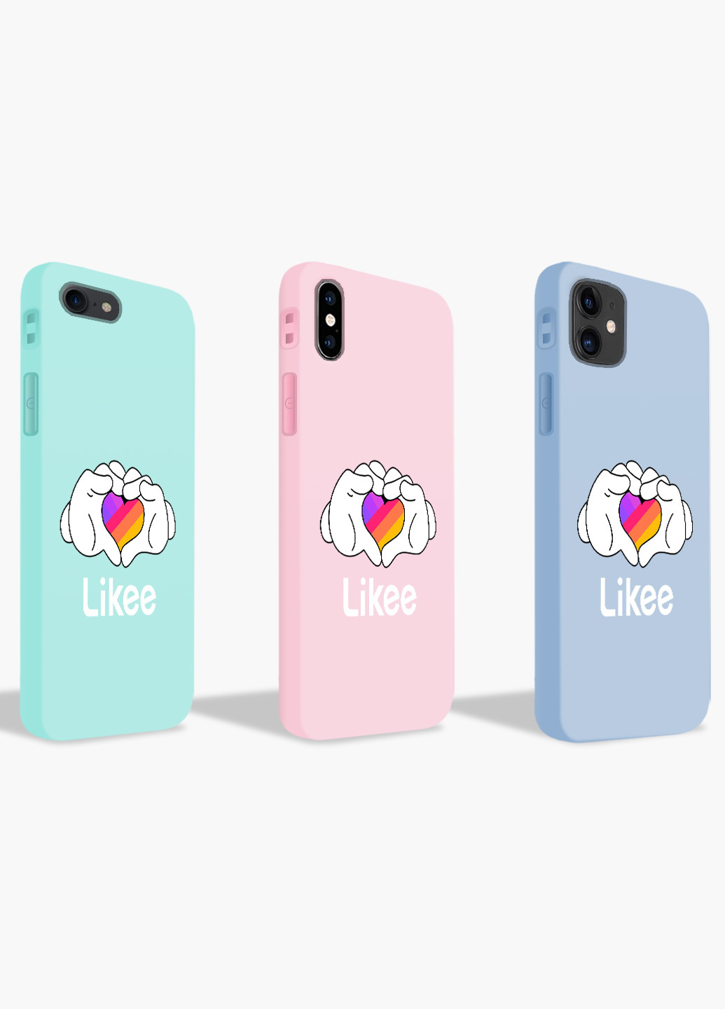 Чохол силіконовий Apple Iphone Xs Лайк (Likee) (8938-1711) MobiPrint (219778360)