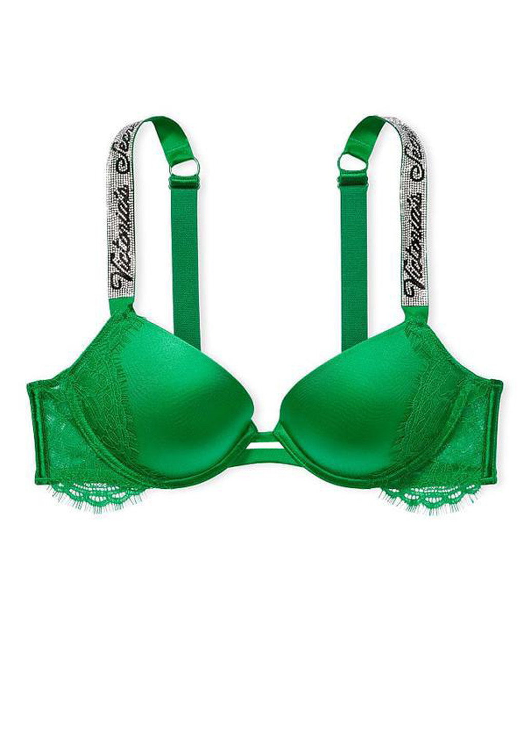 Зеленый демисезонный комплект (бюстгальтер, трусики) Victoria's Secret