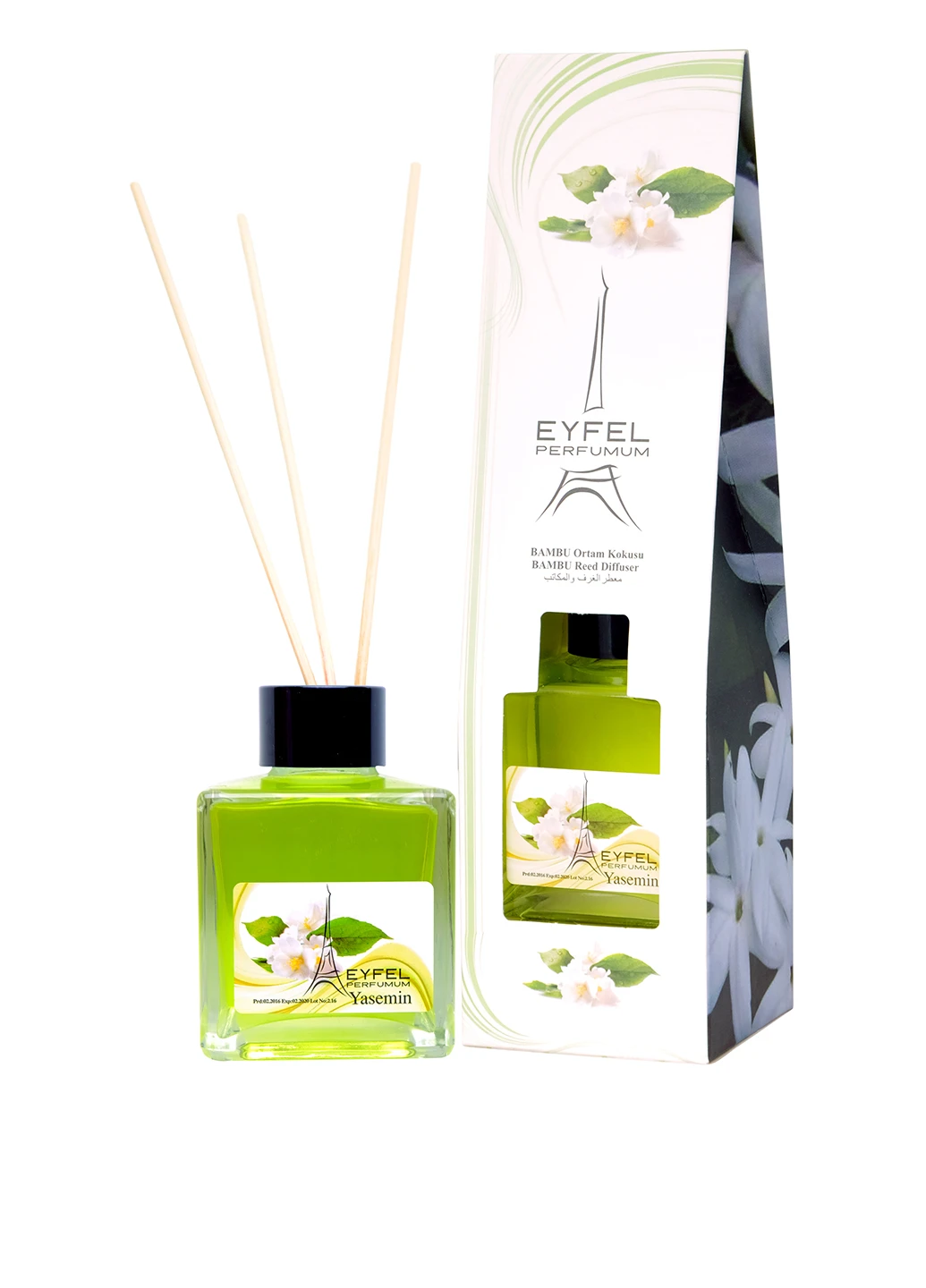 Аромадиффузор Жасмин, 120 мл Eyfel Perfume (44269376)