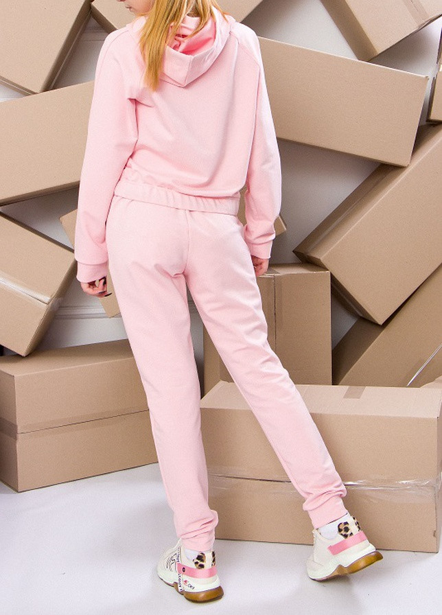 Светло-розовый демисезонный костюм для девочки (подростковый) Носи своє 6328