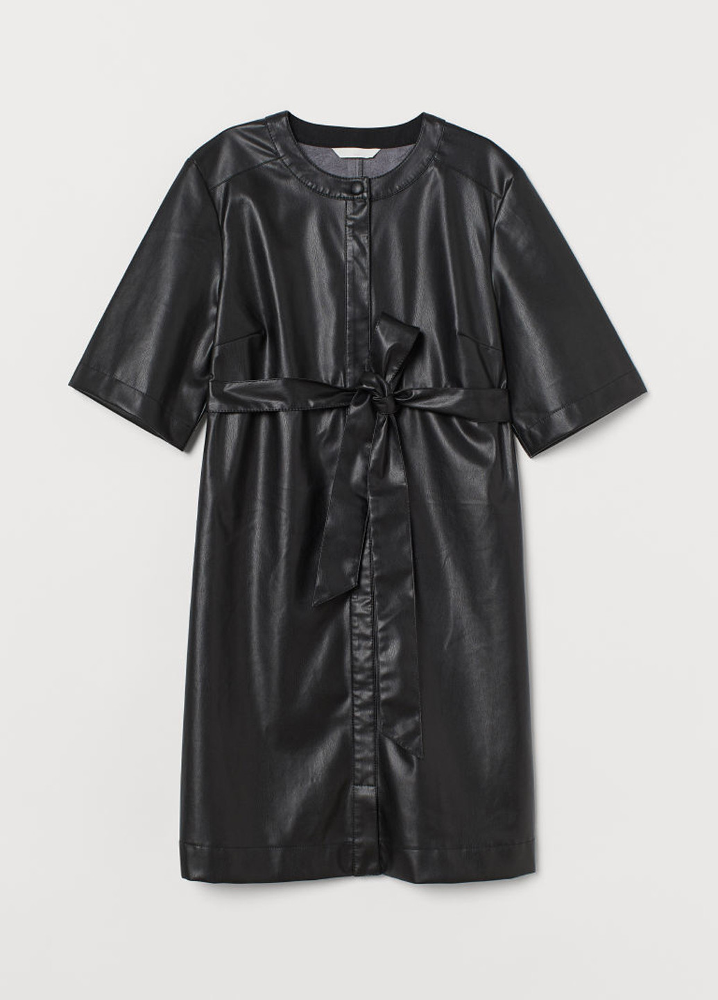 Черное кэжуал платье H&M однотонное