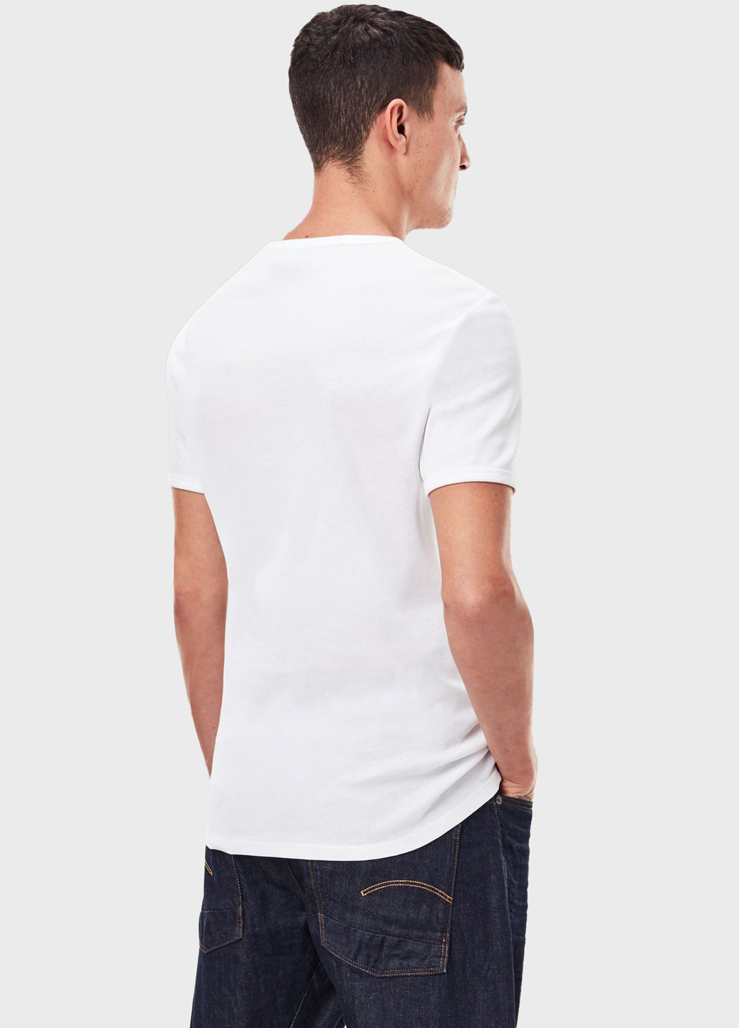 Біла футболка G-Star Raw