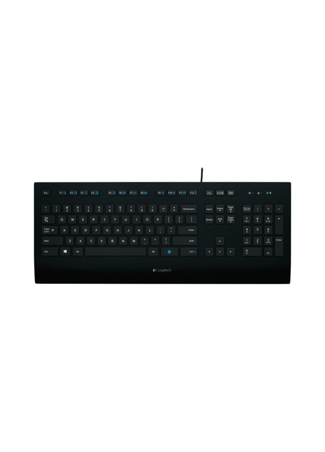 Проводная клавиатура Logitech k280e - intnl для бизнесса - русская раскладка (135165384)