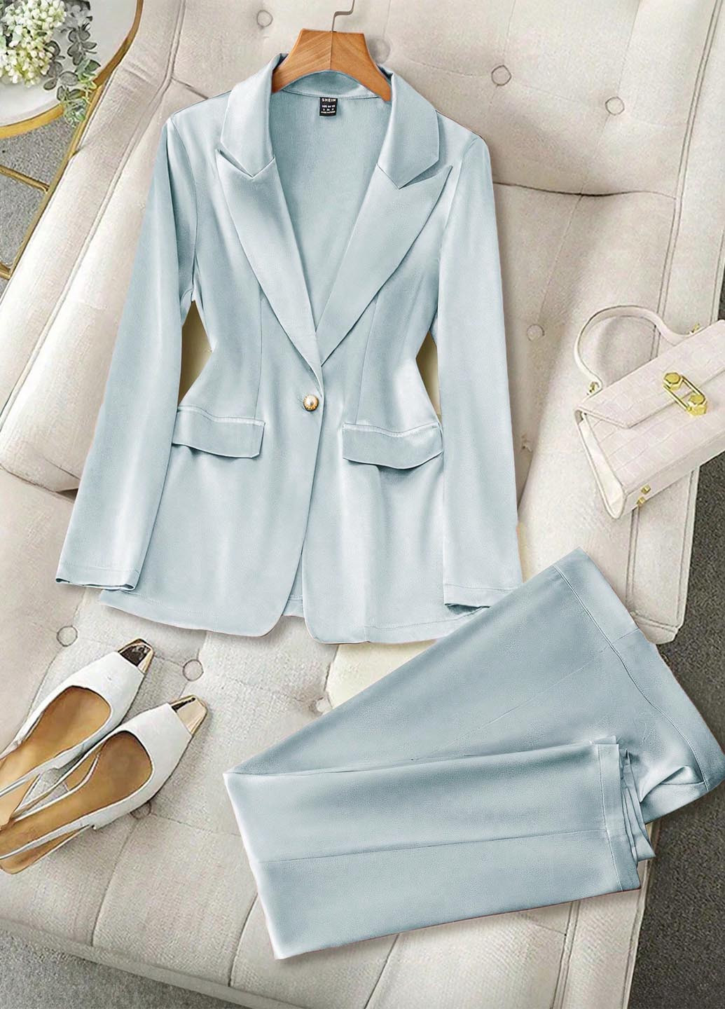 Костюм (жакет, брюки) SHEIN (346914537)