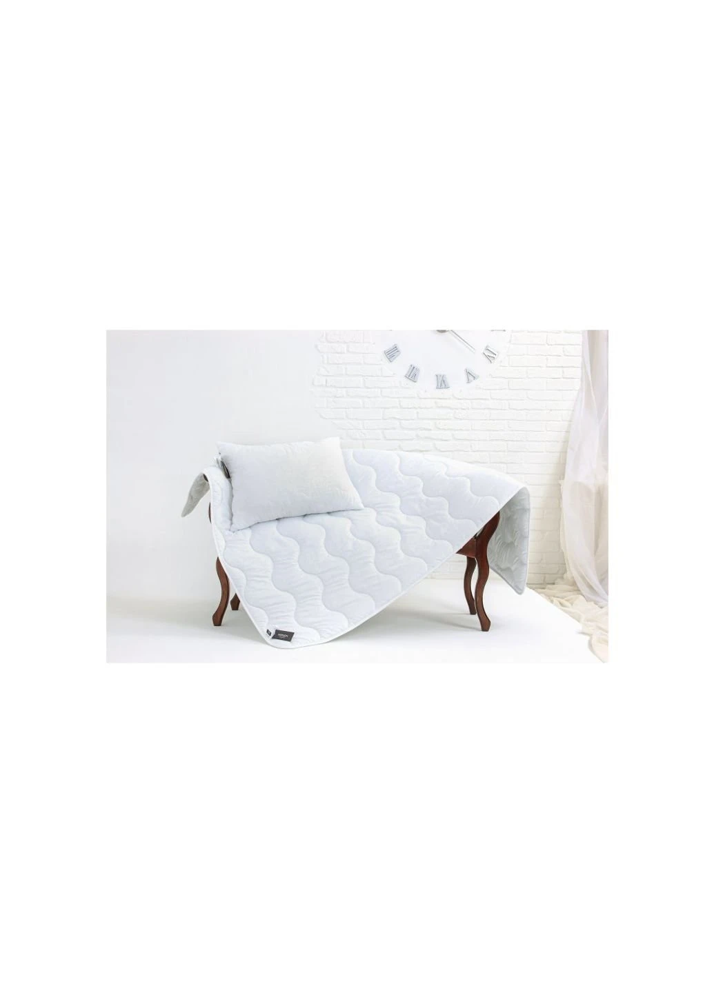 Ковдра Набір шовковий №1687 Eco Light White Ковдра 172х205+ подушка (2200002656948) Mirson (254081666)