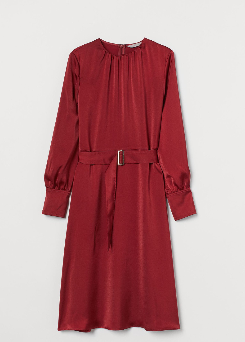 Червона кежуал сукня H&M однотонна