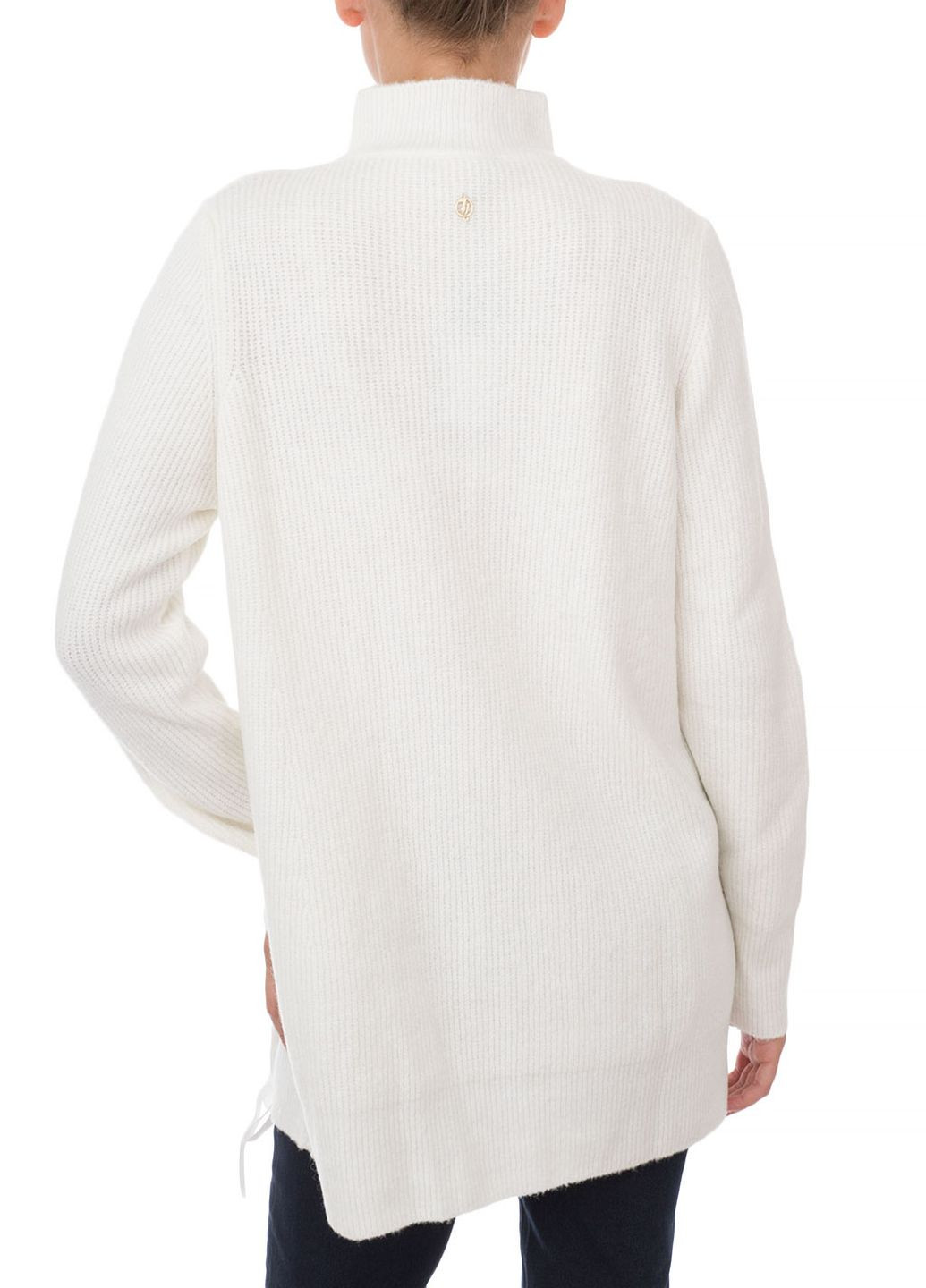 Белый зимний свитер Trussardi Jeans