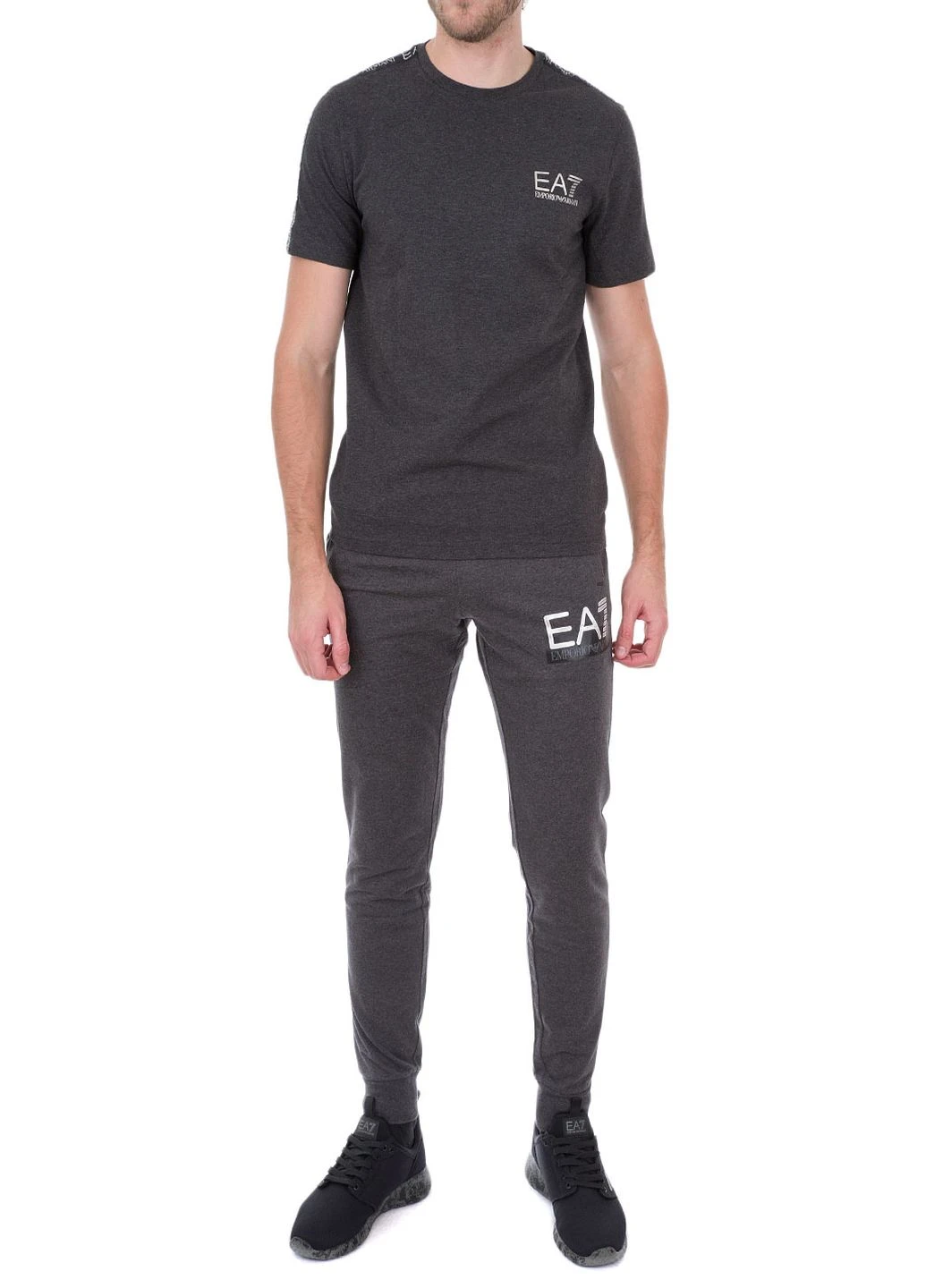 Сіра футболка ARMANI EA7
