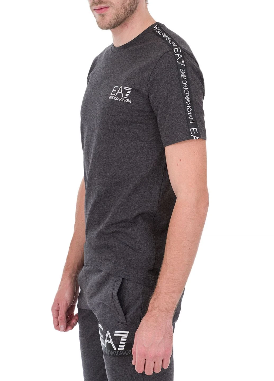 Сіра футболка ARMANI EA7