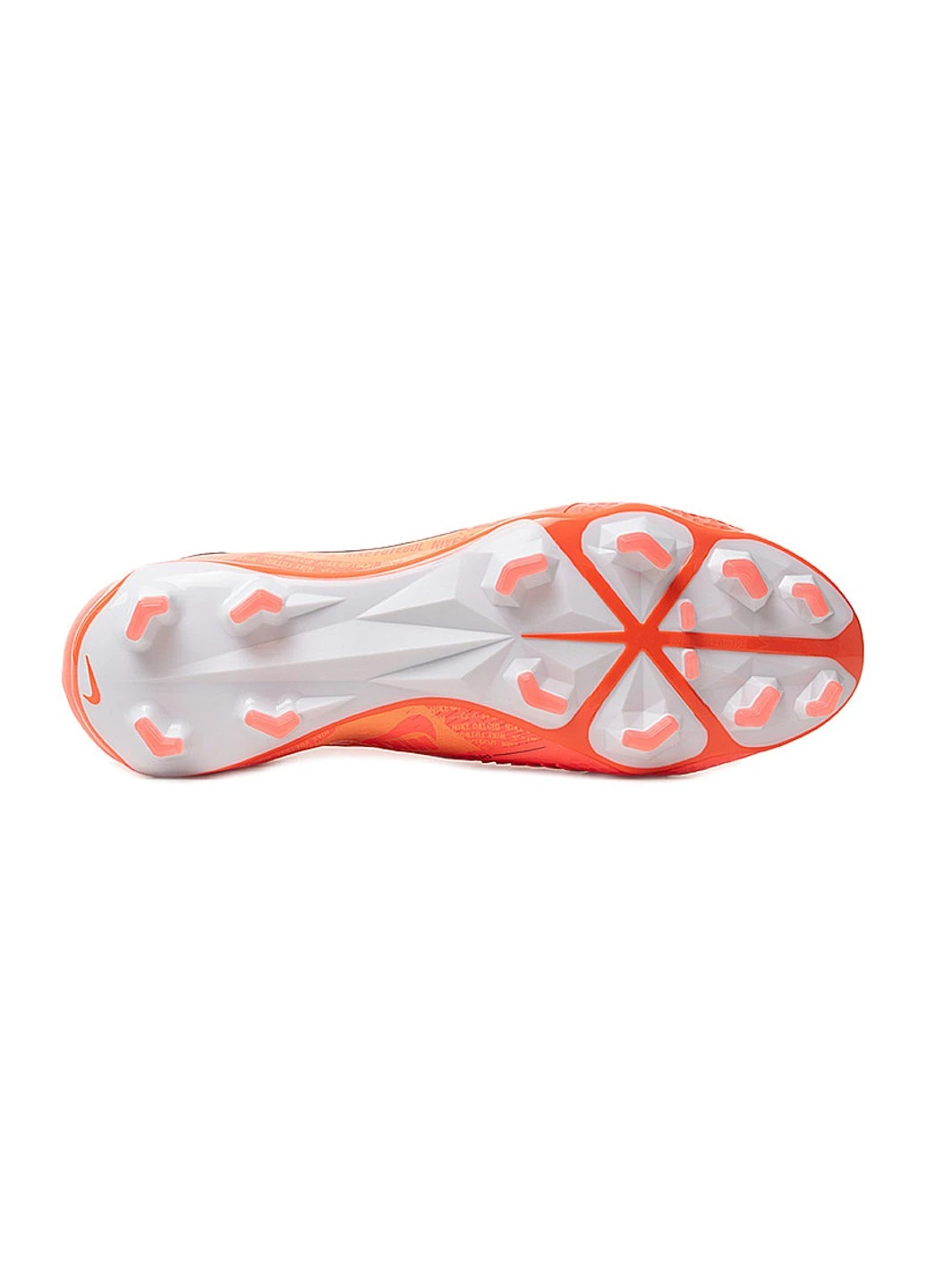 Оранжевые бутсы phantom venom elite fg Nike