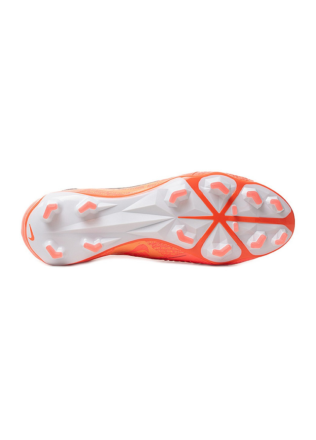 Оранжевые бутсы phantom venom elite fg Nike