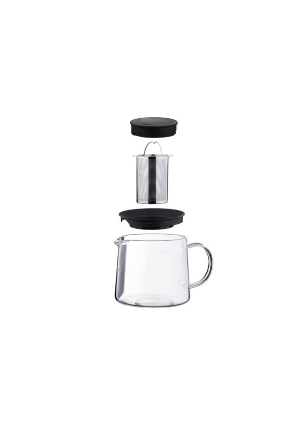 Чайник для заварювання 1000 мл Black Mars AR-0710-FP Ardesto (253558894)