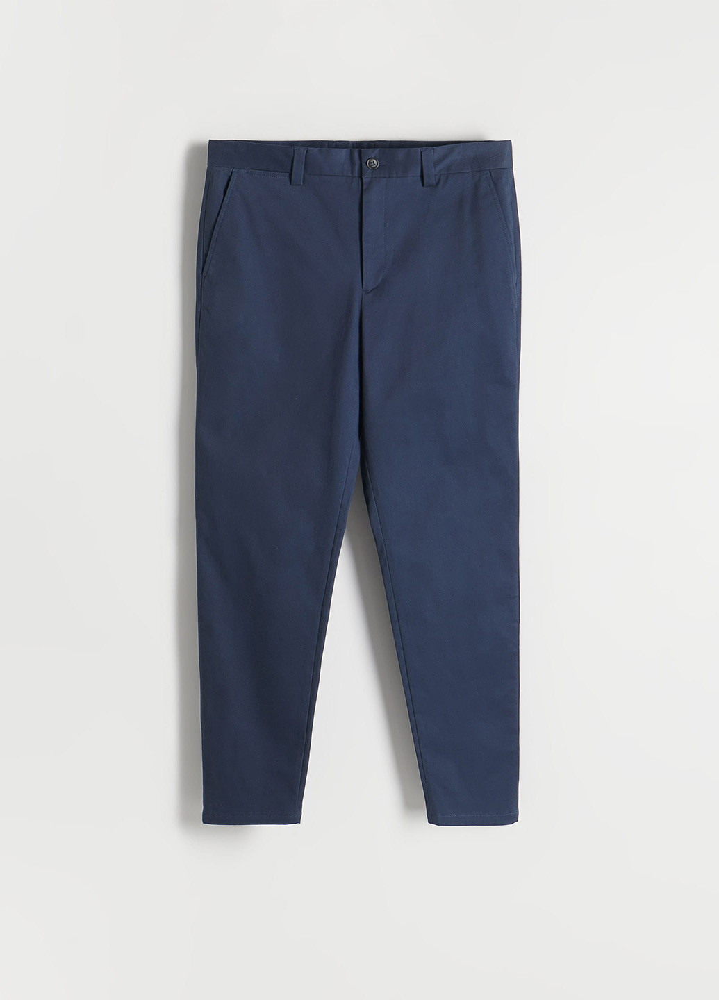 Темно-синие кэжуал демисезонные зауженные брюки Reserved