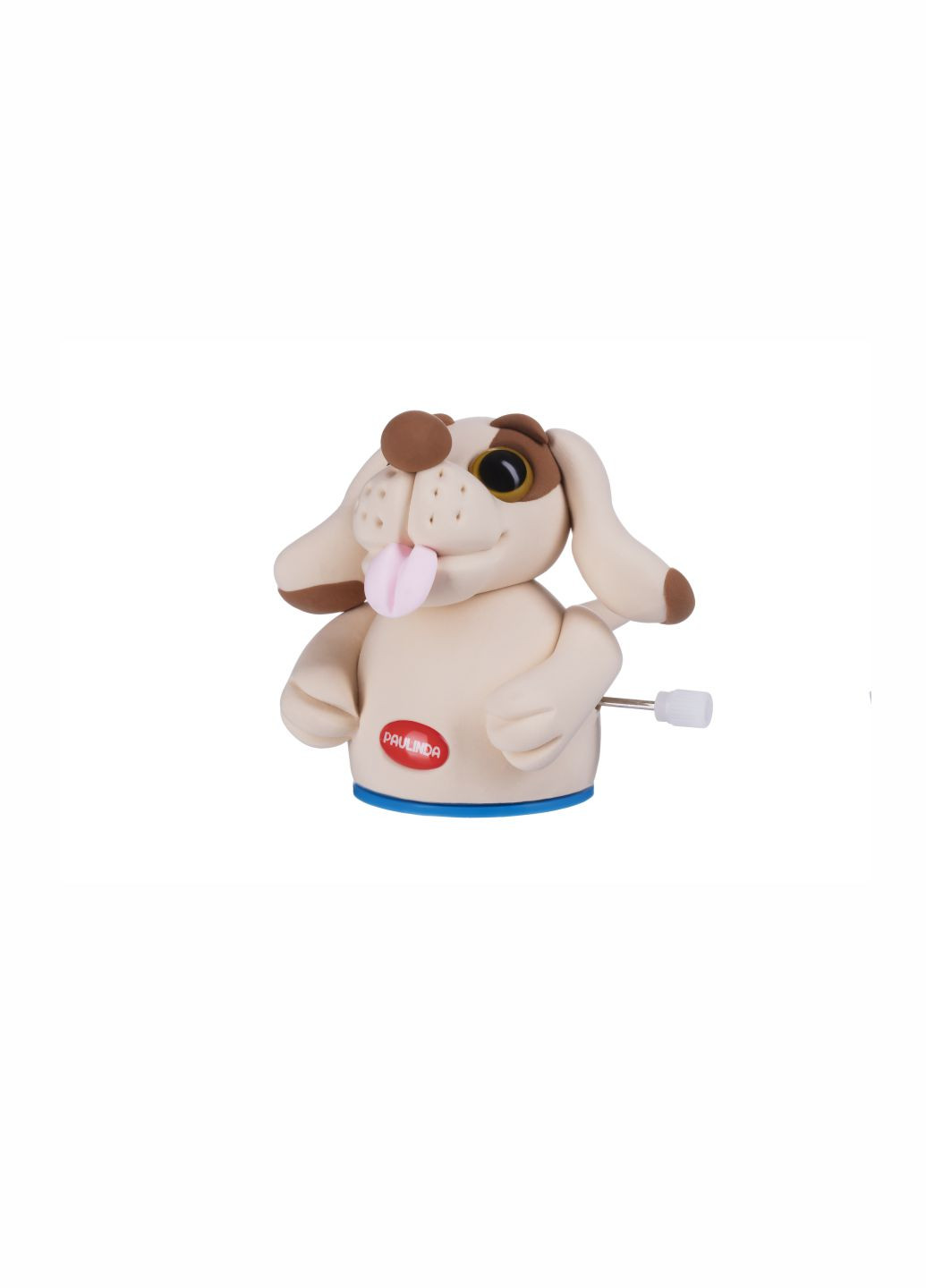 Маса для ліплення Super Dough Circle Baby Собака заводний хутроанізм, коричневий PL-081177-6 PAULINDA (286320655)