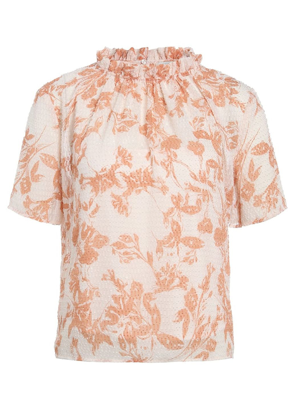 Персиковая летняя блуза MINT&BERRY