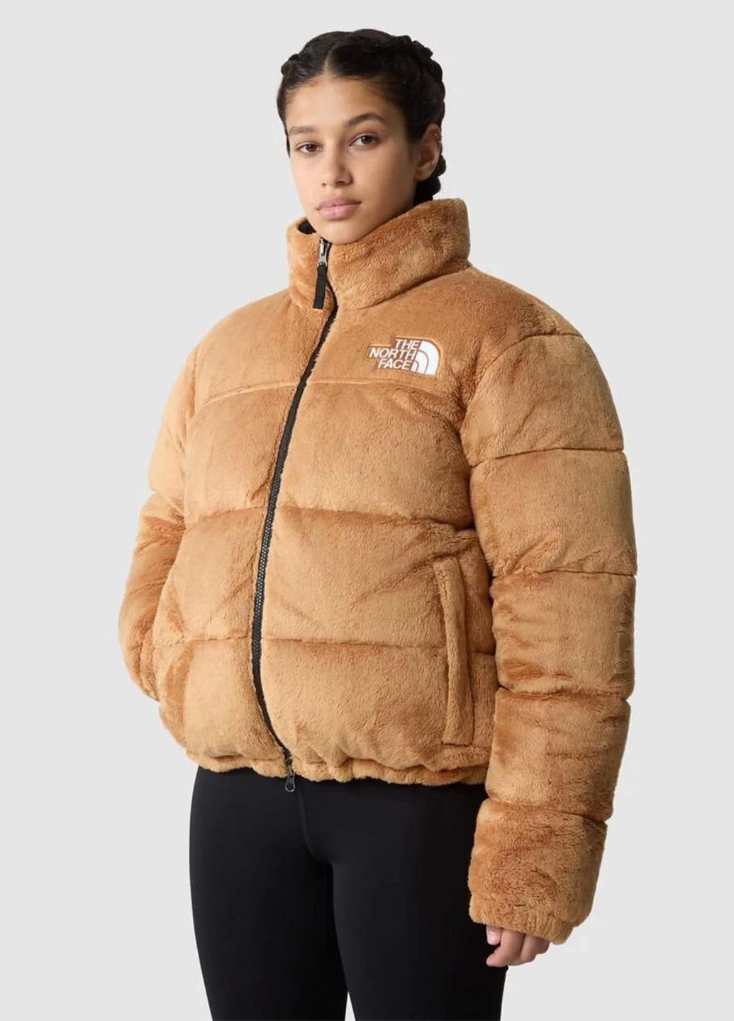 Темно-бежевий зимній Пуховик The North Face