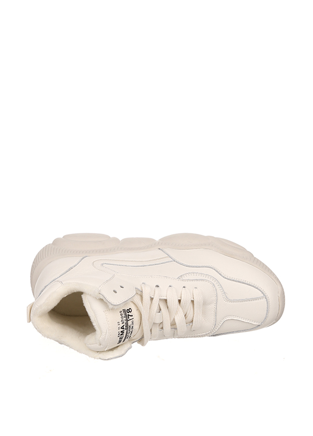 Белые зимние кроссовки Loris Bottega