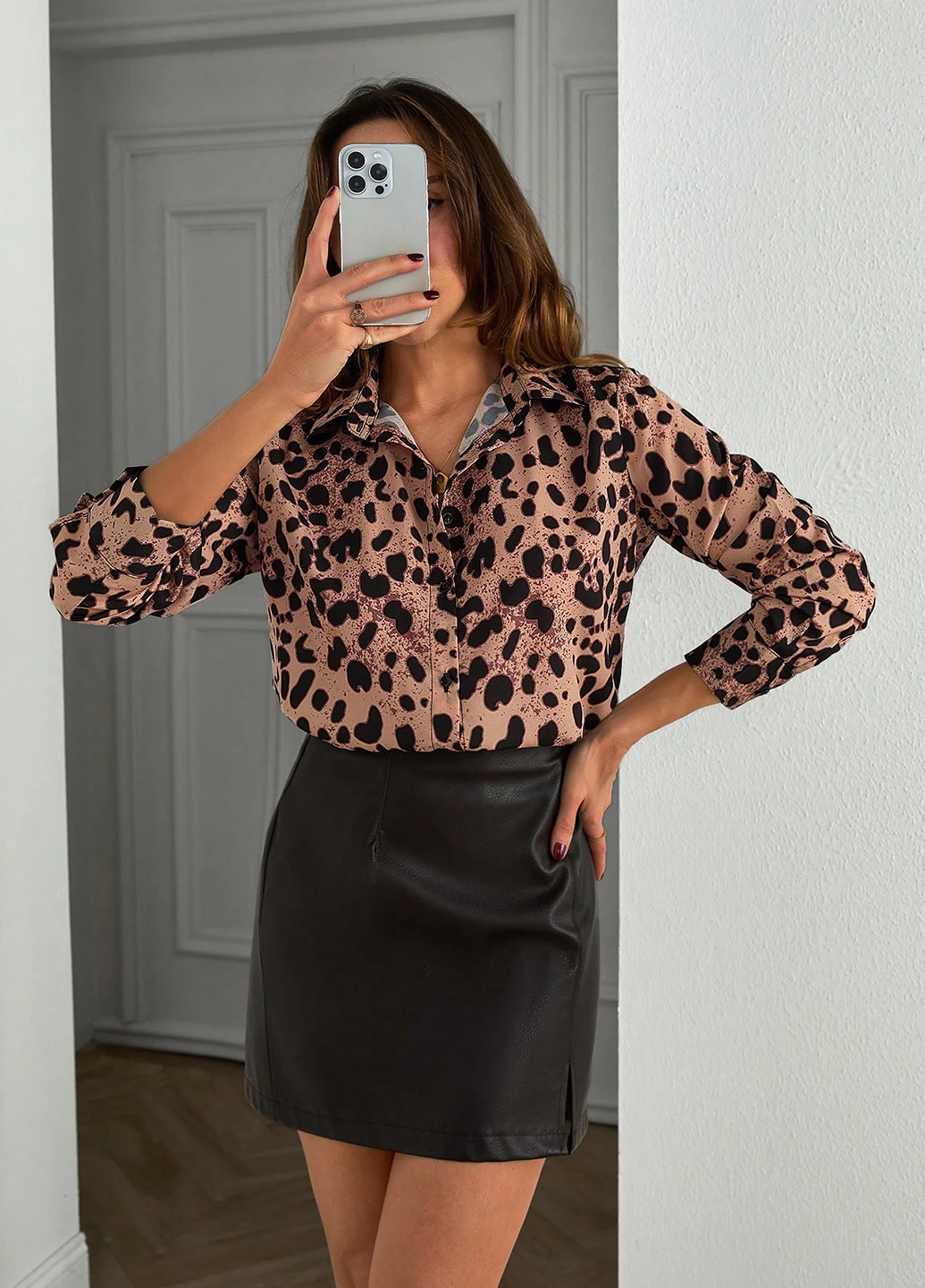 Комбінована блуза SHEIN