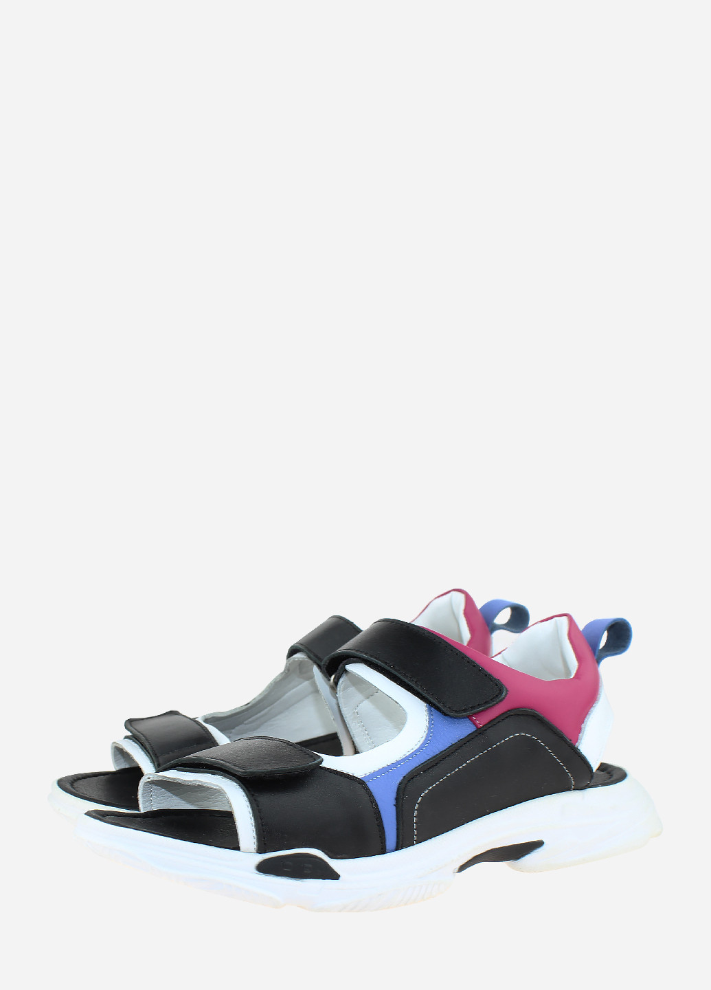 Черные босоножки rv3007-2 черный-малин Vito Villini