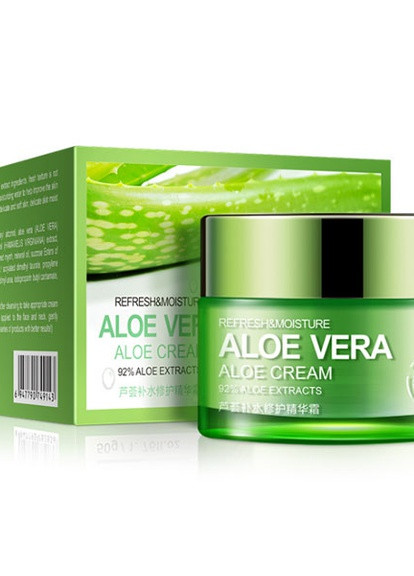 Освіжаючий та зволожуючий крем-гель для обличчя та шиї Aloe Vera. 50гр.(0104) Bioaqua (252548810)