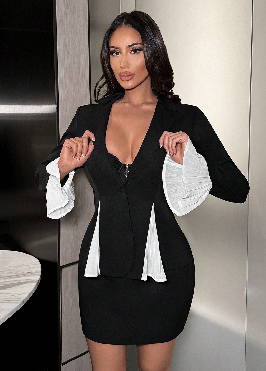 Костюм (жакет, юбка) SHEIN (366513029)