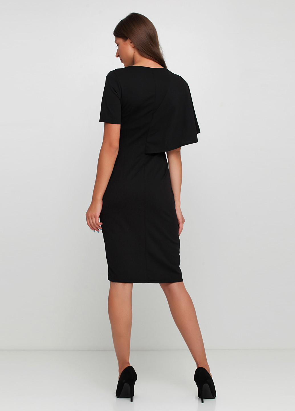 Черное кэжуал платье футляр Anastasimo однотонное