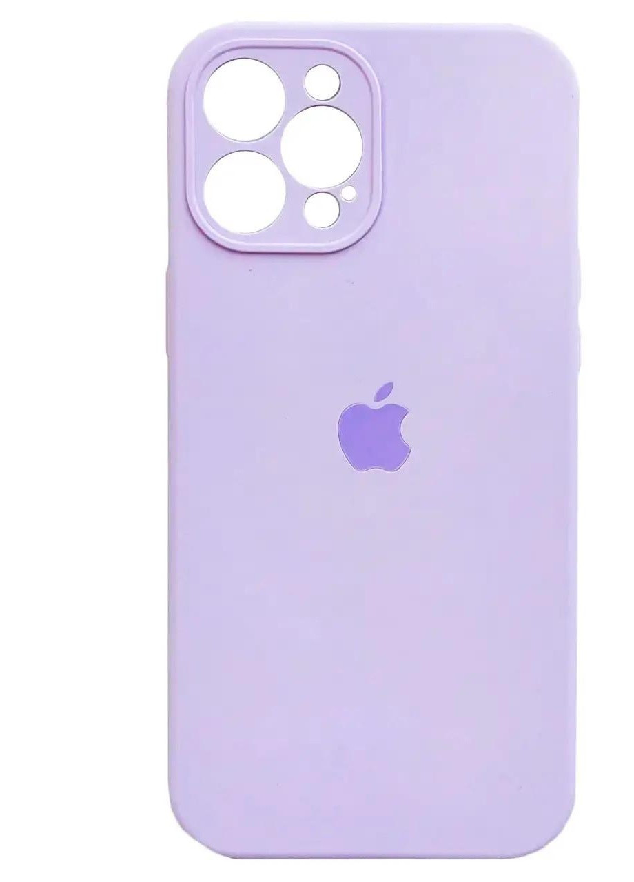 Силіконовый Чохол Накладка Закрита Камера Silicone Case Full Camera Для iPhone 13 Pro Max Light Purple No Brand (254091848)