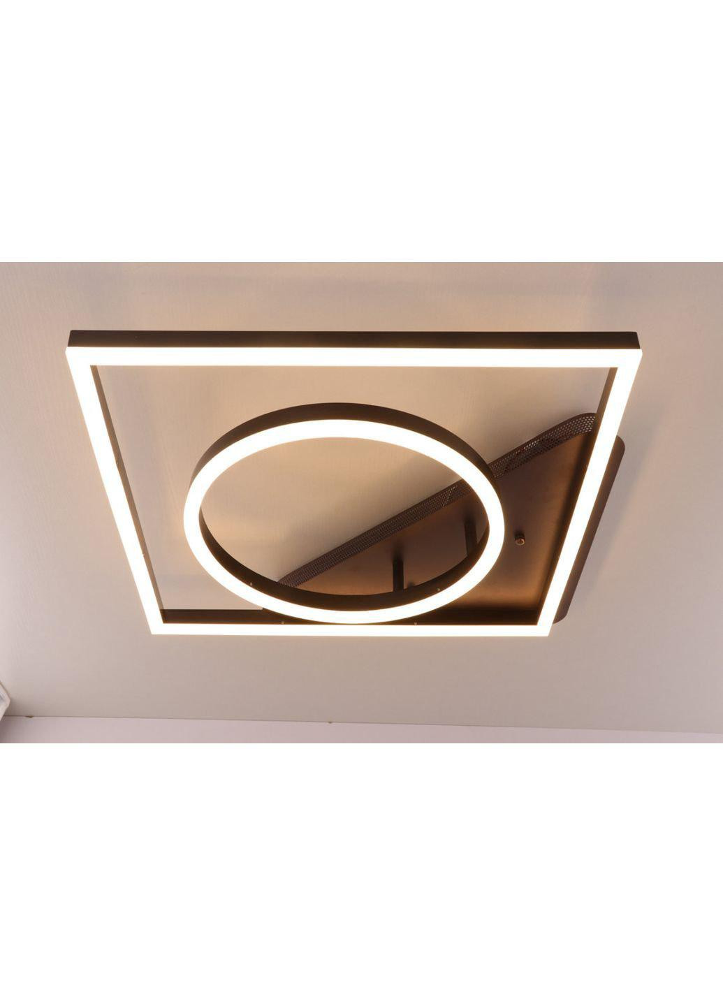 Люстра потолочная LED с пультом A11022/2-cf Коричневый 10х48х48 см. Sunnysky (253122456)