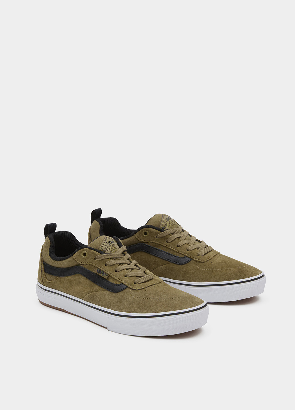 Оливковые кеды Vans