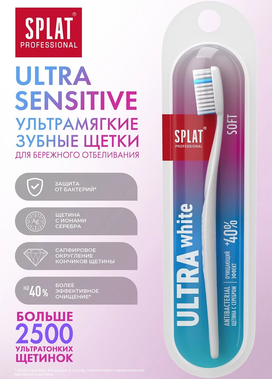 Зубна щітка Professional Ultra White (Soft) Splat (251199443)