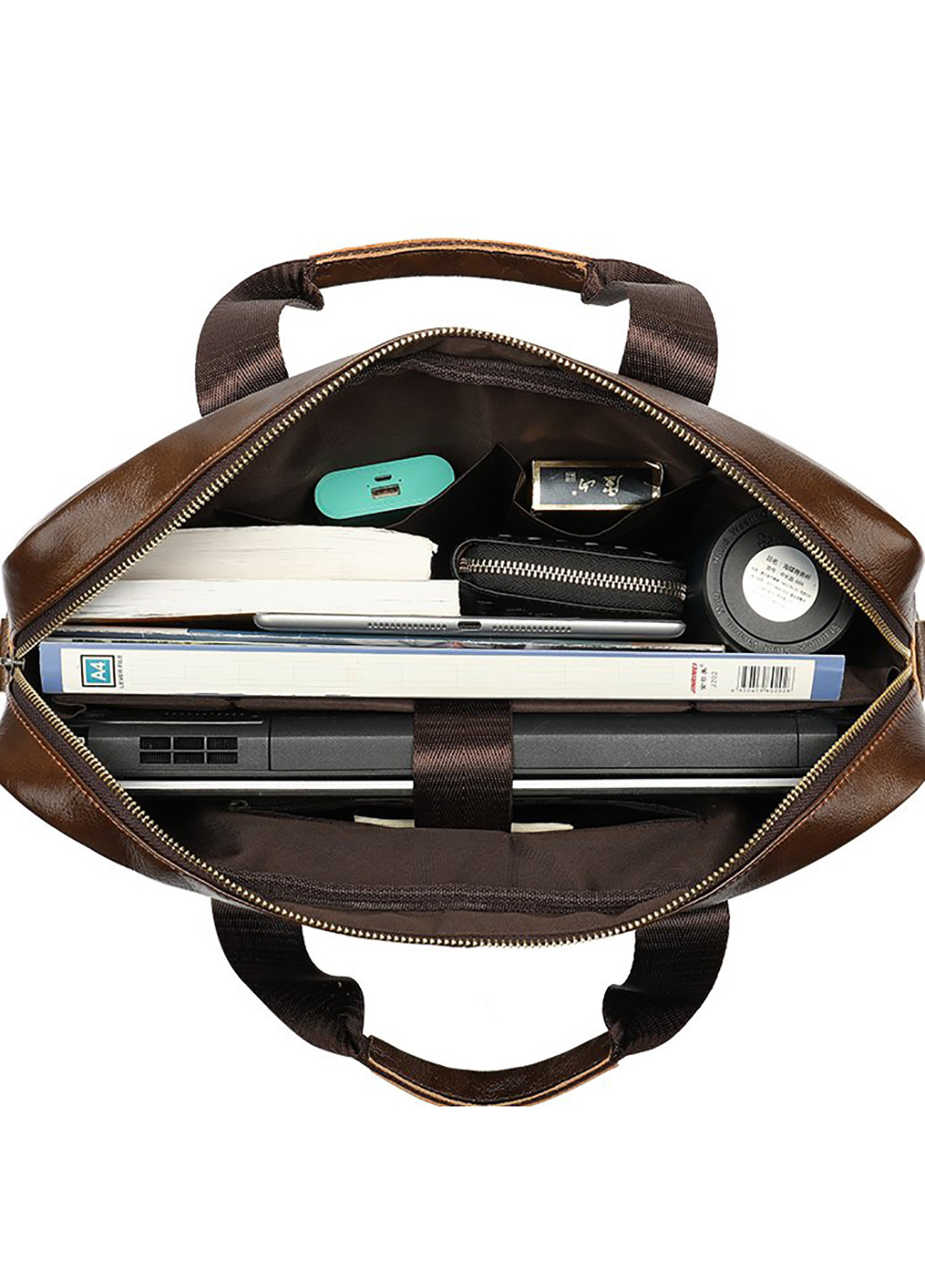 Чоловіча шкіряна сумка 40х29,5х7 см Vintage (229458722)