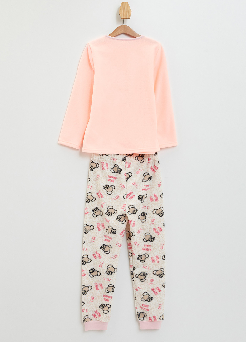 Персиковая всесезон пижама(реглан, брюки) лонгслив + брюки DeFacto