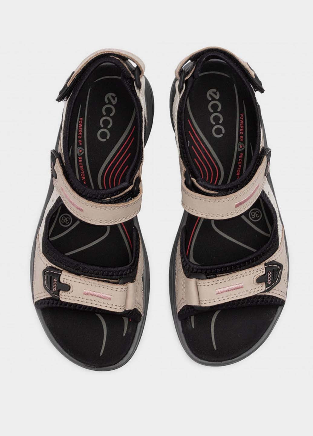 Спортивные, Кэжуал сандалии Ecco на липучке